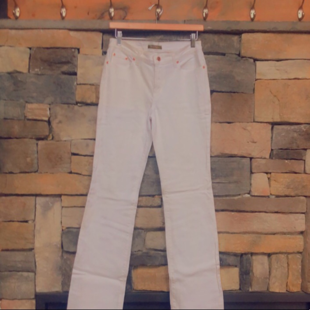 White David Kahn mid-rise jeans